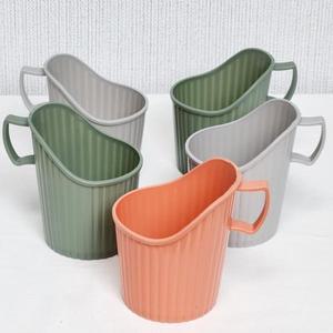 종이컵 플라스틱 손잡이 고급형 홀더 탕비실 사무실 손님용 5개