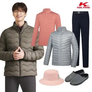 콜핑 남성 겨울 기모 등산바지 허리밴딩 생활방수 보온 2194PK543M