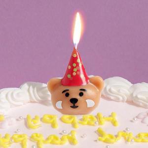 [HYIJWWX4_4B]해피 생일초 4개입 기념일 케이크 장식초