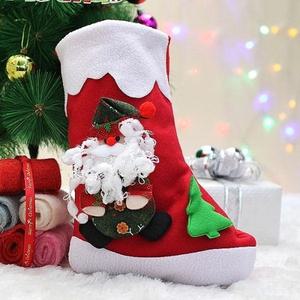 더원스토리 크리스마스 양말 산타 트리 장식 소품