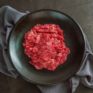 한우 당일도축 육사시미200g 소스미포함