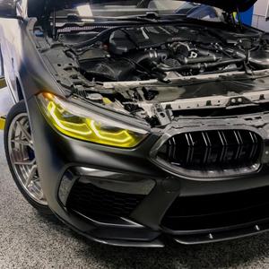 호환 주간주행등 LED 모듈 M8 옐로우 엔젤 아이 DRL BMW 8 시리즈 G14 G15 F91 F92 F93 G16 CSL