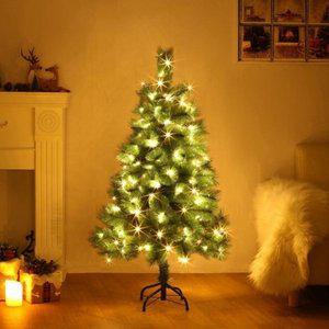 120cm 솔잎 트리 + LED전구 세트 100구 웜색_20503974