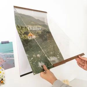 가벼운액자 포스터걸이 a4 a3 그림보관액자 자석액자