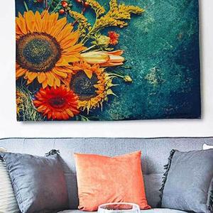 패브릭 대형유니 포스터 액자 해바라기 침실 어 거실 L