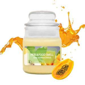 향기뿜뿜 향심플초 소이캔들 유리병 90g 애완동물 음식