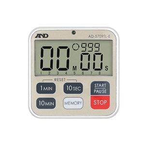 AND 디지털 방수 타이머 AD-5709TL-E 쿠킹 요리 알람 시간 측정 음소거기능 카운트다운 카운트업 자동반복