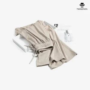 /트윈스파파 (1+1) 여성 하이웨스트 쿨 와이드 팬츠 (P0000TVH)