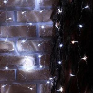 트리전구 은하수 투명선 led 고드름 백색 150구