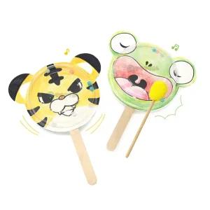 꾸미기 동물 연주단 구슬 소고 만들기(5인세트)