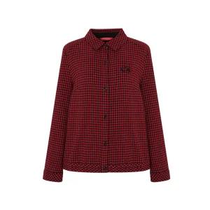 [크로커다일 레이디] 깅엄 체크 풀오픈 셔츠_CLDWBL201