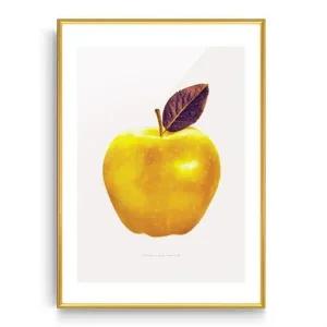 [숑숑몰마켓] [숑숑몰마켓] 돈 들어오는 인테리어 거실 사과 그림 자격증 액자 집들이 개업 신혼집 선물