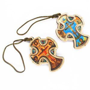 예수 나무 그리스도 교회 종교 선물, 정통 십자가 걸이 장식, 가톨릭 크리스마스 부활절 장식