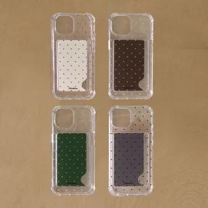 필위드러브 [아이폰17출시]카드수납 젤리 폰케이스 - mini dot ver.2 234310