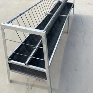 염소 사료통 가축 여물통 스텐 송아지 급식 급여기