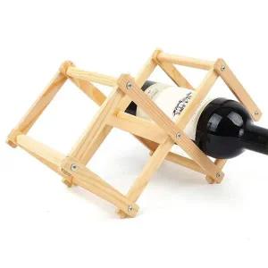 우드 와인랙 2구 와인 보관대 나무 수납대