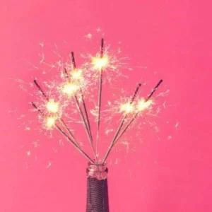 [셀러에이드]폭죽 장식 스파클러 25cm 축하용 파티용 소품 묶음