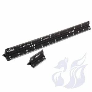 [셀러에이드]스케일자 300mm 제도용 삼각자 건축 스케일 자무게측정 제도 도구