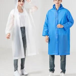 [아우트]휴대용 우비 배달용우비 다회용 레인코트