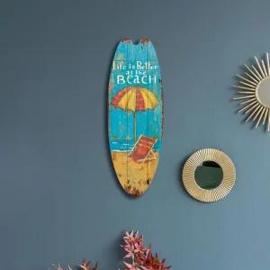 식스미 장식 스내지 서핑 보드 인테리어 우드 빈티지 수수한인테리어 감성자극 모던심플스타일