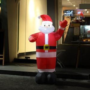 에어벌룬 LED 산타클로스 하얀수염 에어산타장식 대형