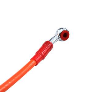 오토바이 더트 바이크 브레이드 스틸 유압 강화 브레이크 라인 클러치 오일 호스 튜브, 유니버설 핏 레이싱 MX, 95cm, 100cm, 110cm