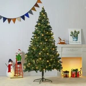 210cm 풍성한 스카치 트리 + 100구 LED 웜색전구포함