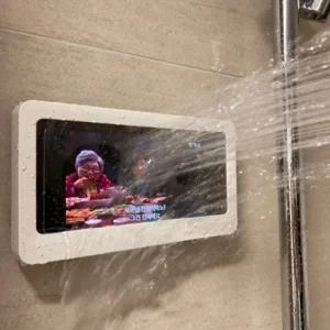 회전 화장실핸드폰거치대 욕실 방수 스마트폰 거치대