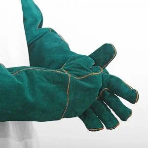 물림방지 훈련 장갑 소가죽 애견훈련