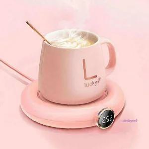 컵워머 유지조절 커피 인덕션 히팅컵 머그 USB 컵받침대 우유 컵온도lmn348