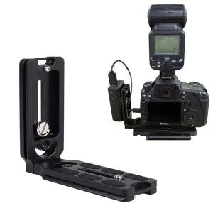 DSLR 카메라 도브테일 L자형 플레이트 삼각대 스탠드 L자형 배터리
