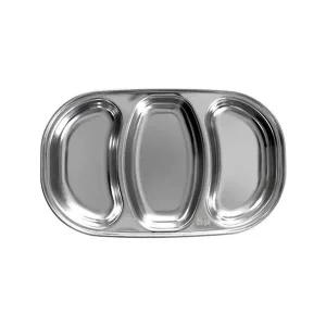 [골드스마일]천성 간식 식판 접시 간식판 배식판 접시 식판 3구