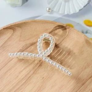 진주 머리핀 디자인 헤어핀 긴머리 묶음 예쁜 스타일