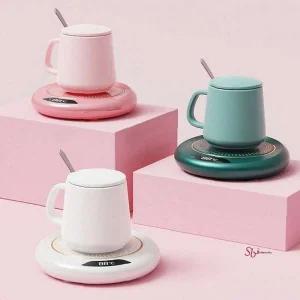 컵워머 인덕션 히팅컵 USB 머그 발열컵받침 가벼운 온열스토브 원터치식nop514