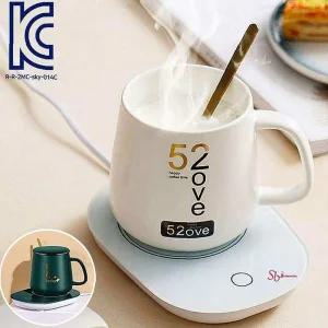 컵워머 머그 보온 맛있는 인덕션 히팅컵 마시기좋고 자동 유지 가장 중력 온도vwx811