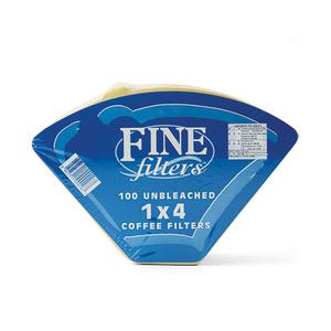 FINE 파인 커피필터 핸드드립 여과지 대 100매 (1x4)
