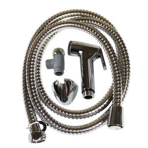 메탈호스(2M)FULL(SET) 스프레이건 변기샤워기 욕실 화장실 베린다 청소 코일호스