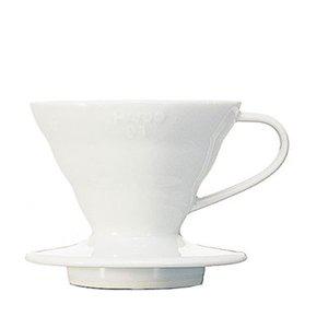 메가커피 하리오 도자기드립퍼 1 2인용 화이트 VDCR 01W