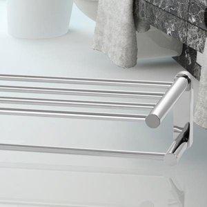 [제이큐]HLBATH 스텐레스 수건걸이 욕실수건 선반 2단 IBA3030