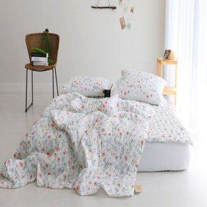 [텐바이텐]로엘 인챈트 스노우리플 스프레드 여름이불 D(더블)세트 아림침장 플