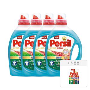 퍼실 엑스퍼트 삶음파워 2.7L, 4개 + 증정(파워젤 라벤더듀얼 300mL 파우치, 1개)