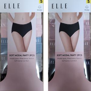 코스트코 엘르 여성 모달 팬티 5매 2종택1 ASIAN SIZE ELLE