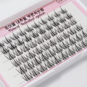 로이엘 티아라C 내추럴 가닥속눈썹 인조속눈썹 붙이기 셀프 연마 끝가공 아이래쉬