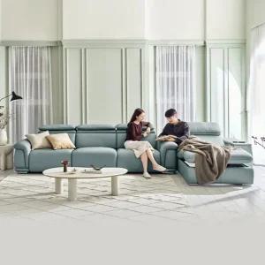 시네마 전동 리클라이너 전체 통가죽 소파 풀세트 양방향)