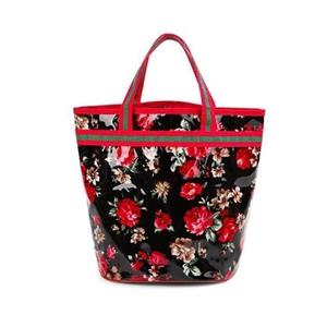 [라일리] Rly 50대 메쉬 토트백 컬러풀 휴가 가방 수영 바닷가 시즌