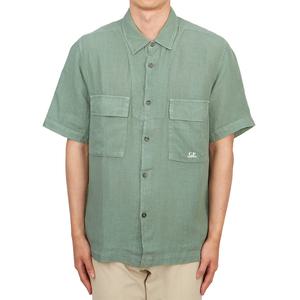 CP컴퍼니 남성 린넨 반팔 셔츠 16CMSH210A 005415G 626
