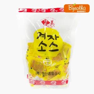 태산 맛미 미니 겨자 3g(200개입)_업소용 대용량 식당용 일회용 포장용 배달용 냉면소스 소바소스