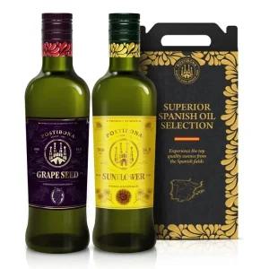 [선물포장] 포스티보나 포도씨유 500ml 해바라기유 500ml 오일선물세트