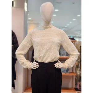 갤러리아 [SI][24F/W] 플라워 자수 프릴넥 블라우스(SDIBX28250)