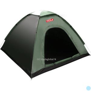메사캠프 텐트 원터치 캠핑 백패킹 낚시 4인용 그린